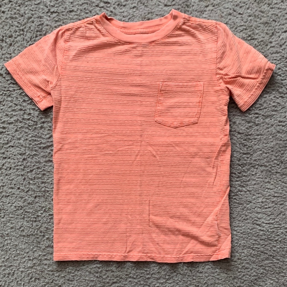 Cat & Jack Ridged Effect Orange T-shirt